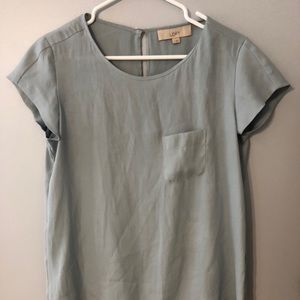 Light Blue Loft Blouse